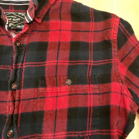 Plaid, button down shirt, On The Road - Picture 9 of 11